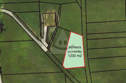 Liptovská Štiavnica, Building plot in a quiet residential area with an area of ​​1230 m2